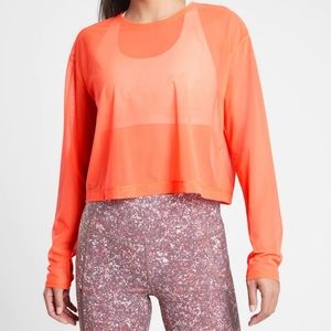 Athleta Circuit Mesh Top